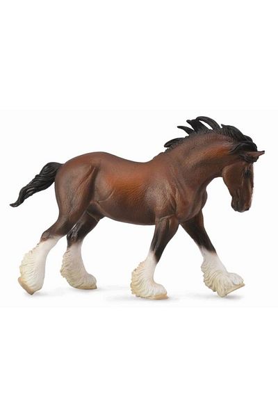 Collecta Άλογο Clydesdale Brown - Άνετος και κομψός σχεδιασμός