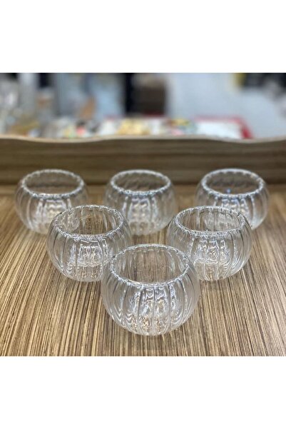 Home 6 Double-Sided Sauce Bowls, Twisted Snack Bowl, Appetizer, Turkish Delight Bowl, Coffee Side Presentation Bowl