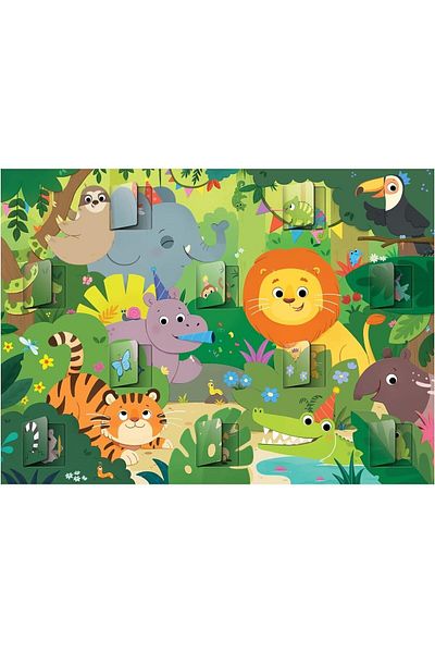 Galt Open the Windows Puzzle - Jungle (20 Pieces)