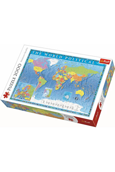 Trefl Puzzle 2000 Harta Politica A Lumii