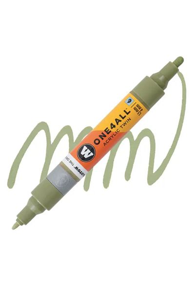 Molotow Acrylic Paint Marker, Dual Tip 1.5 And 4 Mm, One4all, Twin Pumpmarkers, 48 ​​Colors