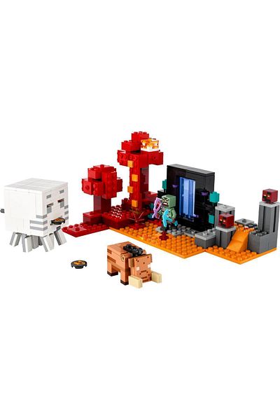 LEGO Minecraft Nether Gate Compass 21255 - Construction Set For Ages 8 And Up (352 PIECES)