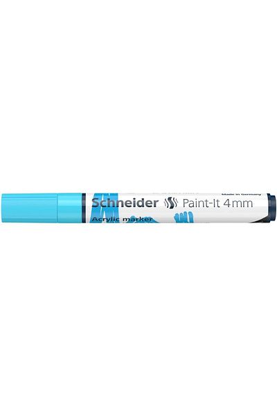 SCHNEIDER Acrylic Paint Marker, Round Tip 4 Mm, Paint-it 320, , 18 Colors
