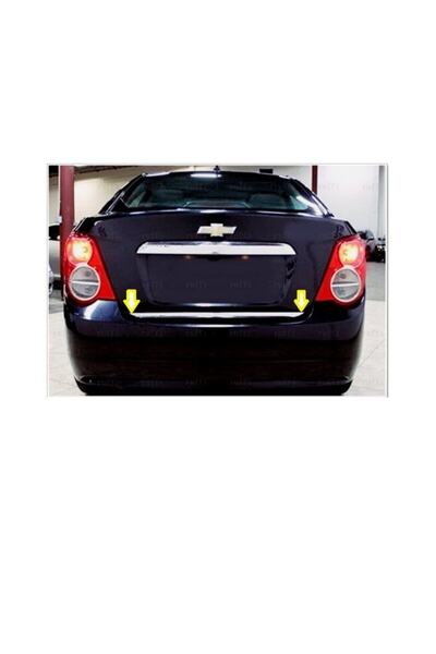 EBAL OTO AKSESUAR Chevrolet Aveo Sedan Krom Bagaj Alt Çıtası 2012 Üzeri P. Çelik