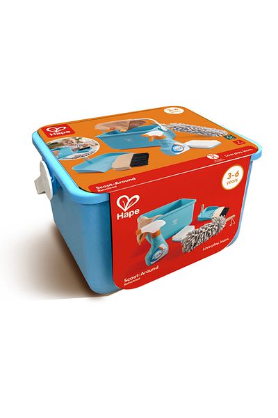 Hape Toy - Cleaning Set With Bucket (7 PIECES)