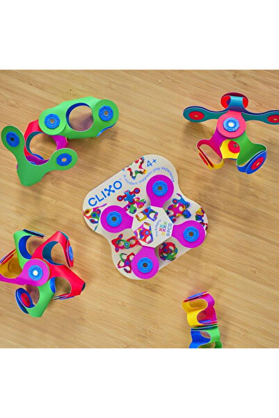 Clixo Magnetická stavebnice - Tiny & Mighty (9 DÍLŮ)