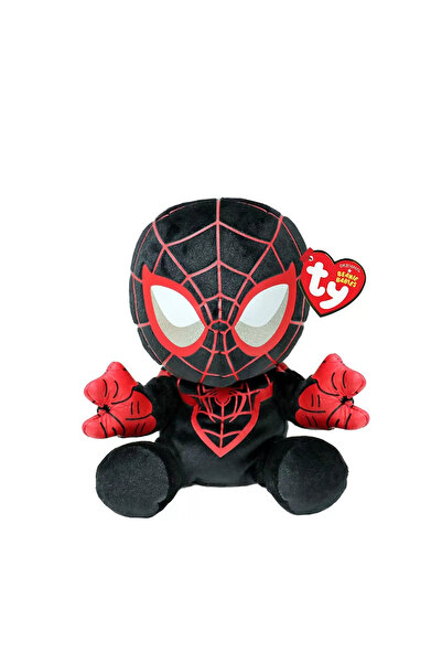 TY Jucărie Beanie Babies Plus 15 cm, model moale, Marvel, Miles Morales, Spid...