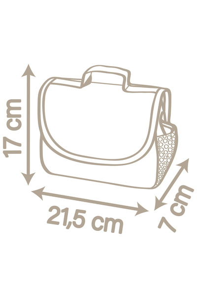 Smoby Přebalovací taška Baby Nurse s krémovou přebalovací taškou pro panenky s příslušenstvím