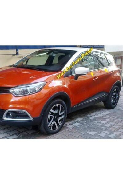 EBAL OTO AKSESUAR Renault Captur Krom Cam Çıtası 4 Prç. 2013-2019 P. Çelik