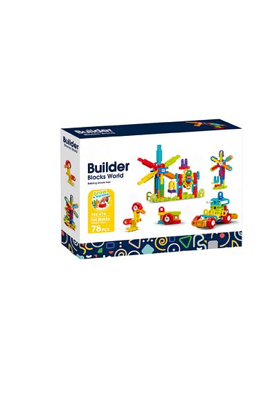 Bufnitel Set De Constructie Steam – zábavné bloky (78 PIESE)