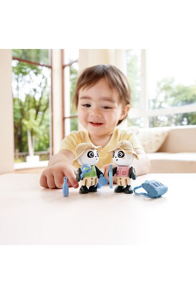 Hape Wooden Toy - Sam & Pam (9 PIECES)