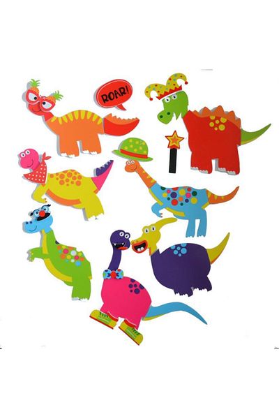 Buddy&Barney Dinosaur Stickers - Bath Play Set