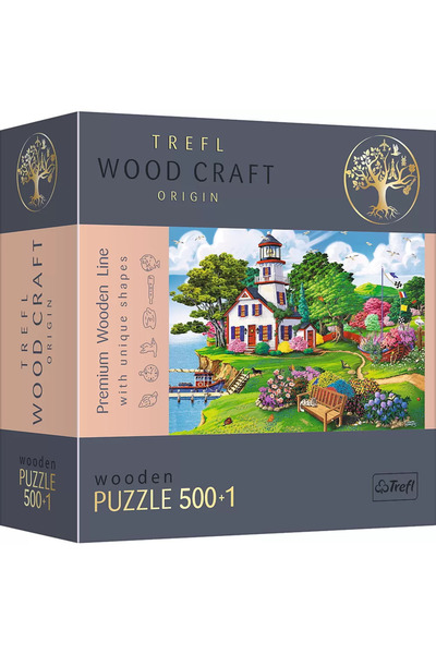 Trefl Puzzle Din Lemn 500 1 Piese Portul In Timpul Verii