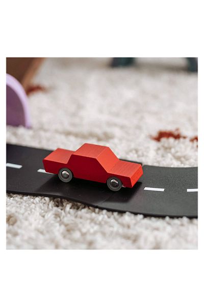 waytoplay Masinuta Handmade Din Lemn, , Rosu