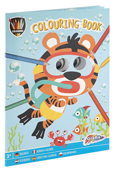 GRAFİX Βιβλίο Χρωματισμού Ματιών (ΜΠΛΕ)