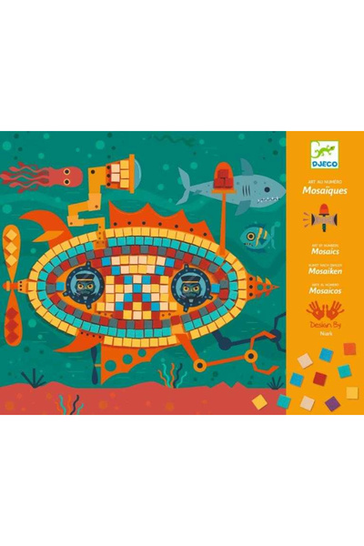 djeco Mozaic - La Volan - Jucarie Educativa Pentru Copii