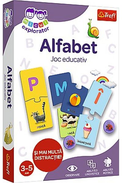 Trefl JOC EDUCATIV ALFABETUL MICUL EXPLORATOR