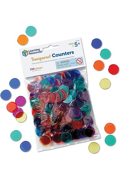 Learning Resources Lr-transparent Counters, Set Of 250