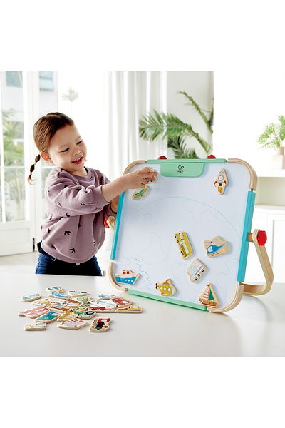 Hape Wooden Toy - Vehicle Magnets (30 PIECES)