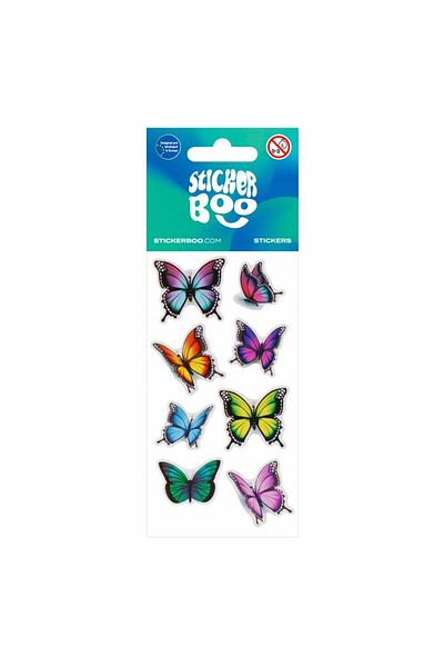 Micostore Colorful Butterfly Stickers, Stickers For Creative Projects For Children