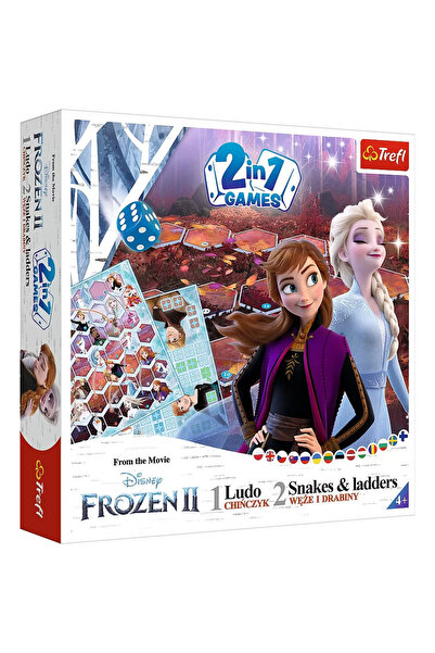 Trefl Joc Frozen 2in1 Ludo Si Serpisori Scari