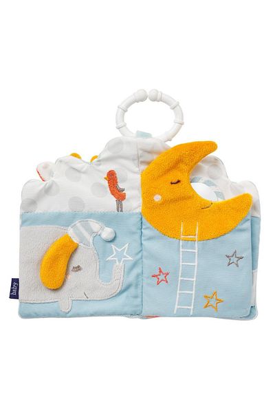 Fehn Plush book for babies - Sleepy giraffe