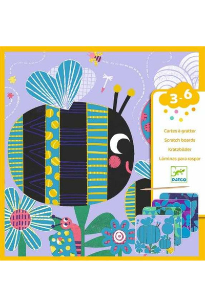 djeco Set Creativ De Razuit - Insecte Prietenoase