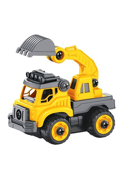 Buki France Set Constructie Camion Autobasculanta Si Excavator Cu Radiocomanda