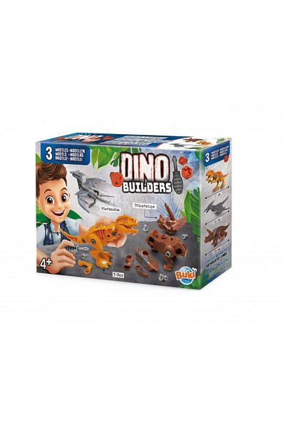Buki France Diy Dinosaur - Construction Set With 3 Models