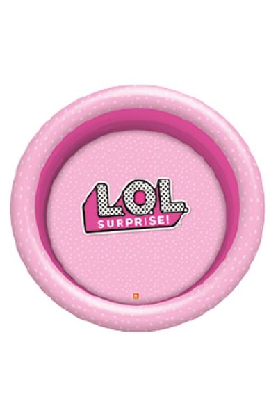 Mondo Toys Piscină gonflabilă pentru copii, Lol Surprise, 3 inele, 84 litri, 100 x 25 cm