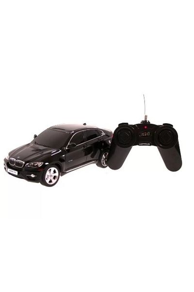 Rastar REMOTE CONTROL CAR BMW X6 BLACK WITH SCALE 1 TO 24