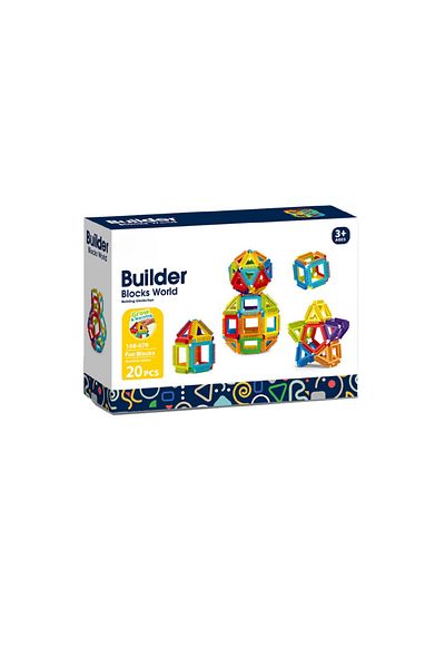 Bufnitel Steam Building Game - Magic Shapes (20 PIECES)