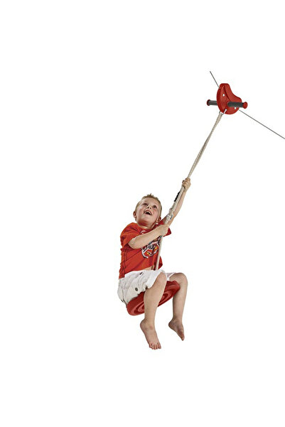 KBT Κόκκινο αχλάδι τύπου zipline με κόκκινη κούνια πιθήκου για zipline