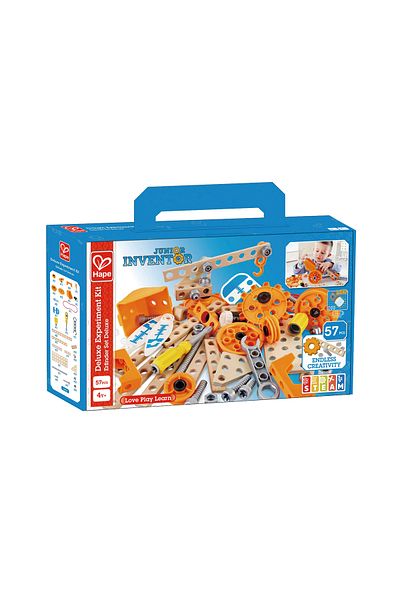 Hape Wooden Toy - Deluxe Experiment Kit (57 PIECES)