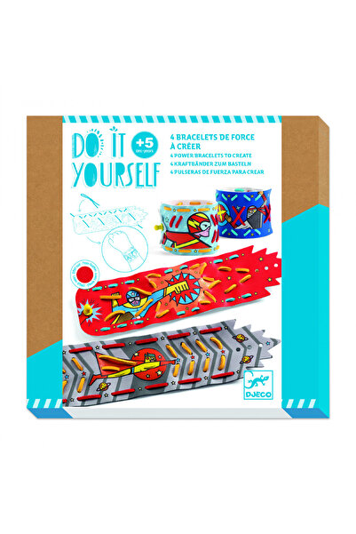 djeco Set Diy , Bratari Cu Super Puteri