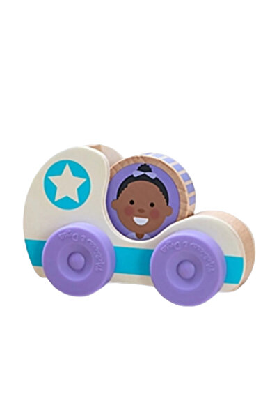 Melissa & Doug Colecția Blue Star Mașinuțe din Lemn Go Tots
