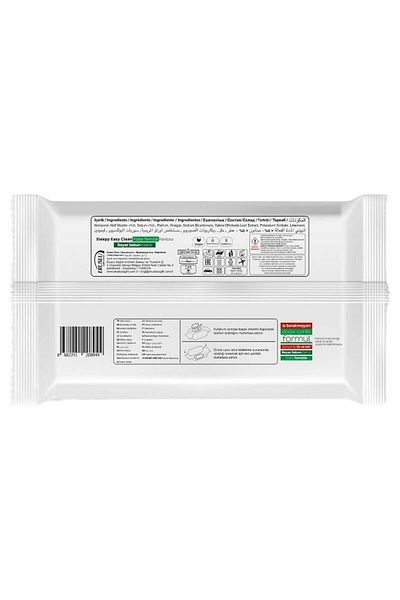 Sleepy Wet wipes with Bicarbonate, natural cleaning, 100 pcs pack, for cleaning multiple surfaces