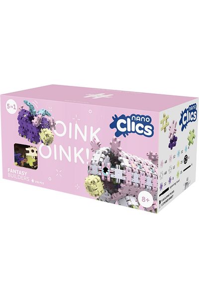 Clicstoys Nano Clics For Fantastic Constructions 250 Pieces, Clicformers