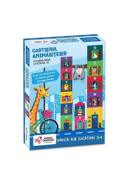 Chalk and Chuckles Game - Animal Neighborhood