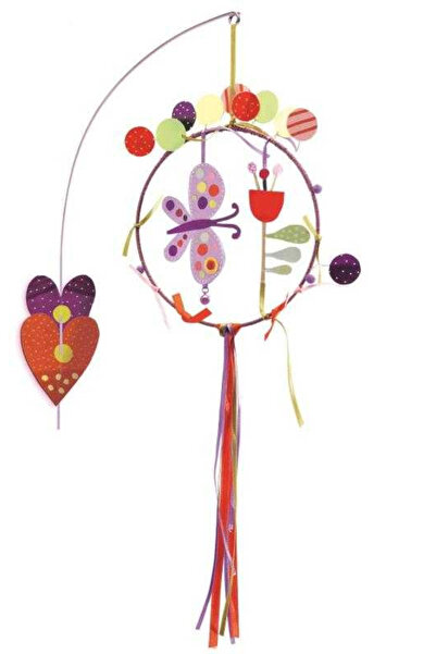 djeco Decoratiuni Camera Copii Bebe, Accesorii Mobile, Carusel, Fluturi,