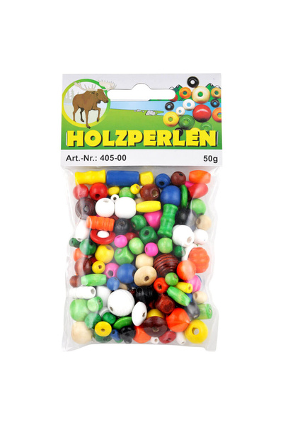 Meyco Colorful Wooden Beads For Bracelets And Necklaces, Art & Craft Accessor...