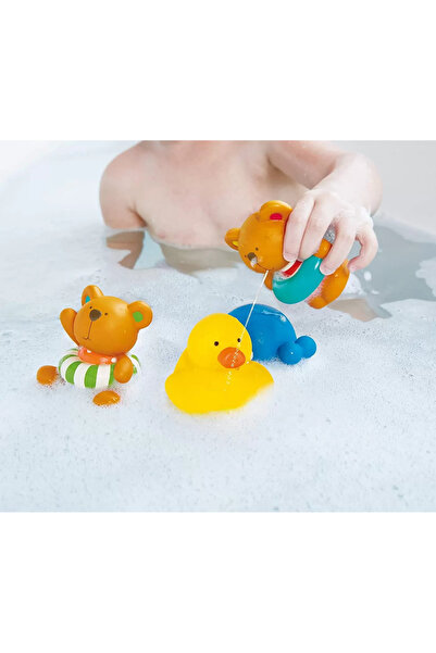 Hape Sada medvídků a jejich přátel, hračka do koupele,