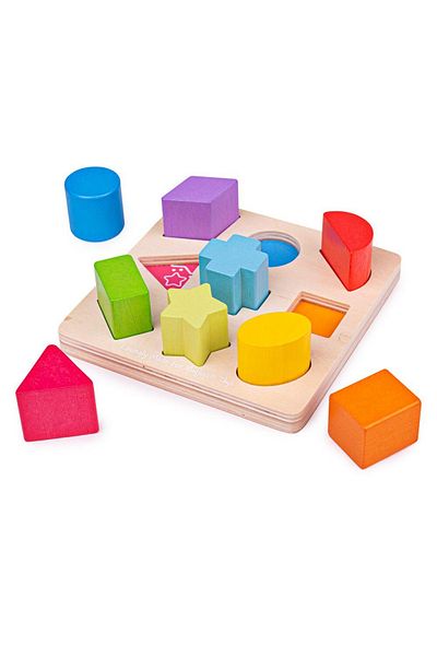 BIGJIGS Toys Joc Primele Forme De Sortat