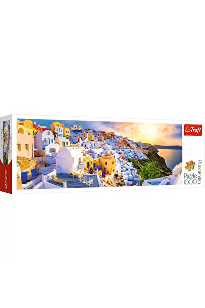 Trefl Puzzle 1000 Panorama Apus In Santorini