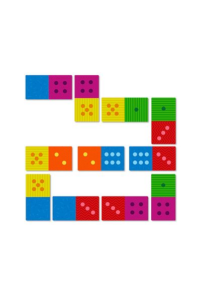 Dodo Classic Domino (28 PIECES) - Educational and Interactive Game for Children