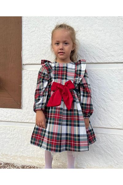 Cumino Aysha Girl Dress 2-3-4-5 Years