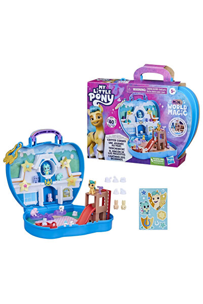 Hasbro Critter Corner, Set de Jocuri Compact Creation, My Little Pony Mini Wo...