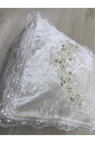 HMZ TEKSTİL ÇEYİZLİK BOHÇALIK  BONCUKLU VE KADİFE  3 LÜ FERMUARLI BOHÇA HURCU .