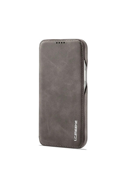 Choice غطاء محفظة جلدي قابل للطي بلون القهوة لهاتف iPhone 13 أو 14 iPhone 17 ...