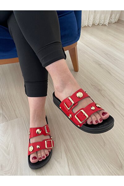 Hızlı Al Slippers .Soft Sole Adjustable Buckle Women's Slippers
